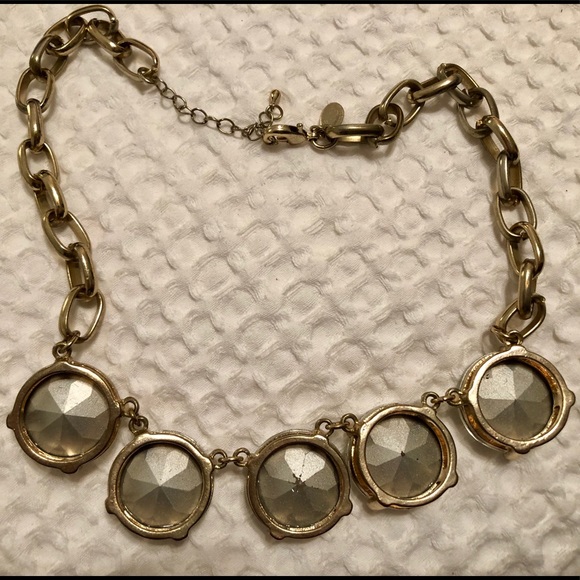 Express Chunky Gold Accent Necklace - Picture 3 of 4